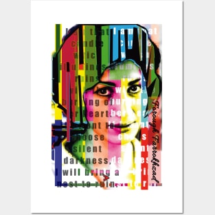 Mysterious Colors of Forough Farrokhzad Posters and Art